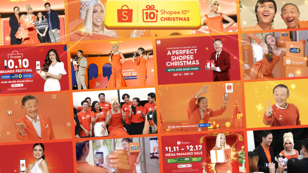 Shopee Celebrates Ten Years in the Philippines With a Reunion of Iconic Holiday Ambassadors