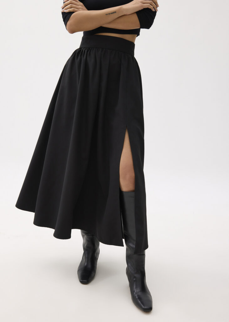 Love Bonito - Zoe Flare Maxi Skirt (Black)