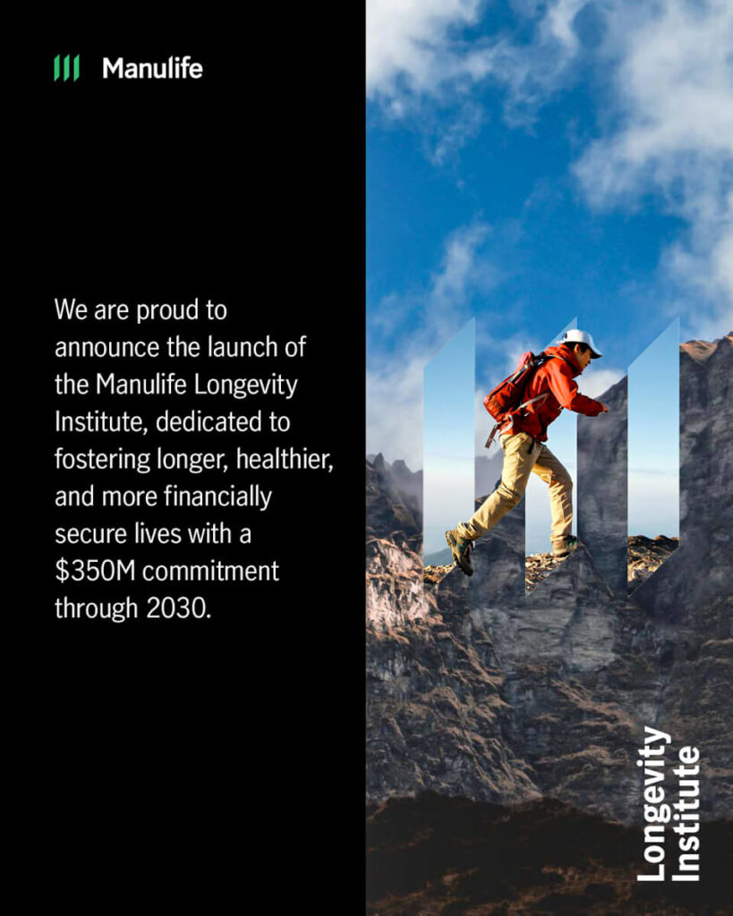 Manulife Launches Longevity Institute to Promote Health, Wealth, and Longer Lives
