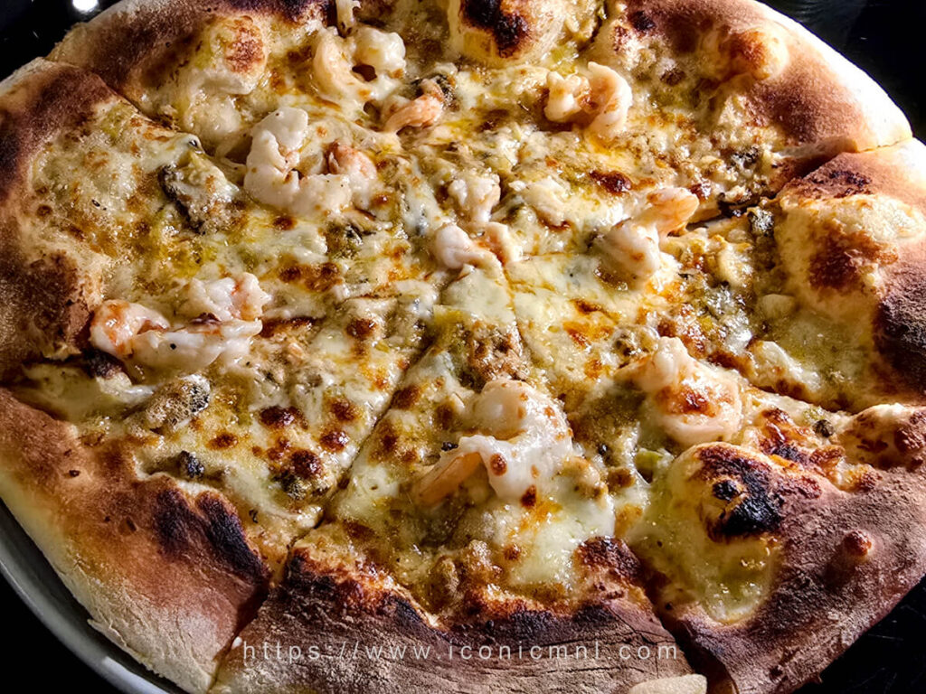 Osteria M - Seafood Vichyssoise Pizza