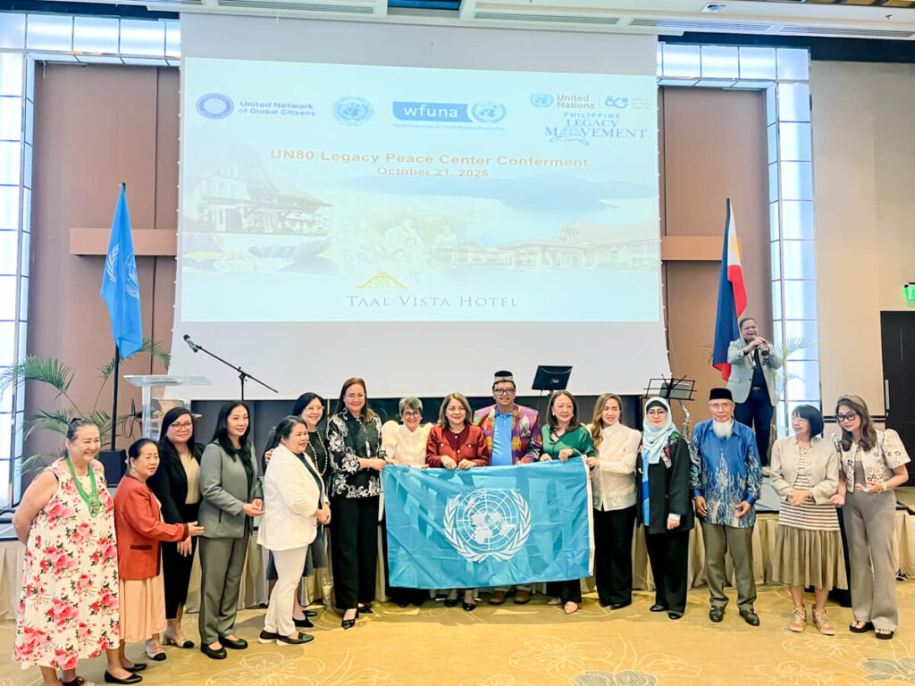 Taal Vista Hotel Named UN Peace Center and Global Citizens Hub for 80th UN Anniversary