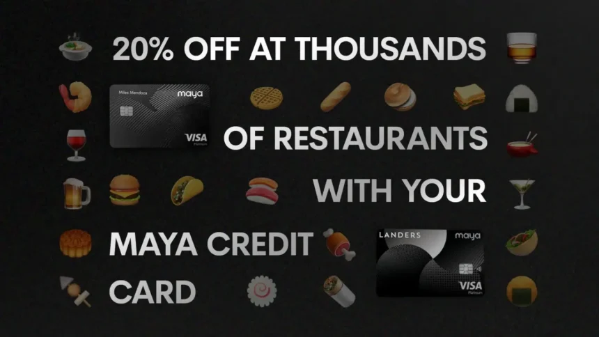 Treat Yourself to 20% Off at Top Restaurants in the Philippines with Your Maya Credit Card