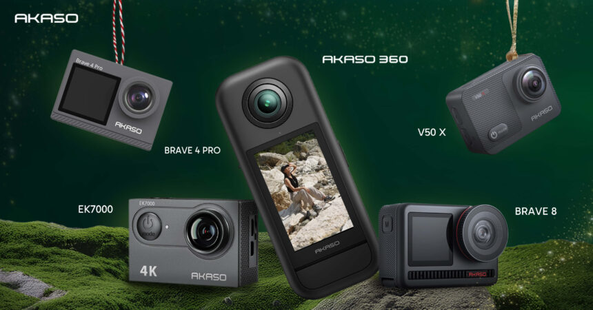 AKASO Action Cameras for the Holidays
