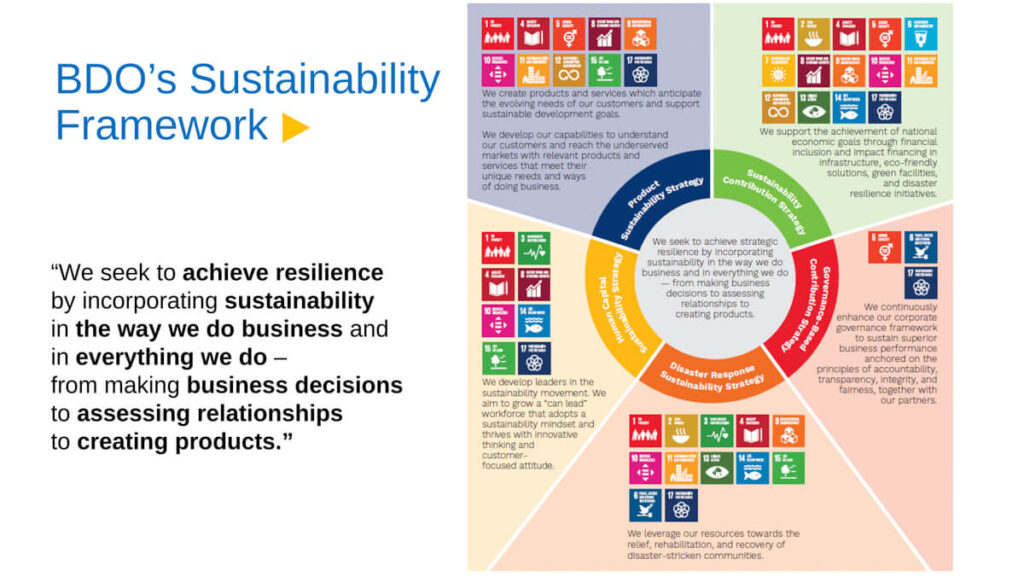 BDO Sustainability Framework