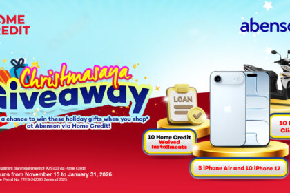 Home Credit Philippines Launches Christmasaya Giveaway with Abenson