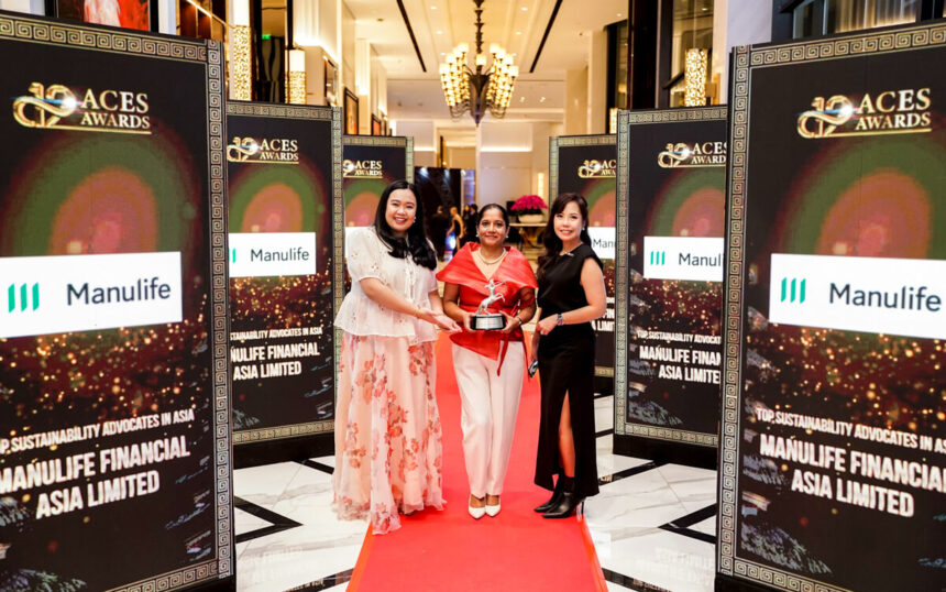 Manulife Wins ACES 2025 Award for Top Sustainability Advocates in Asia