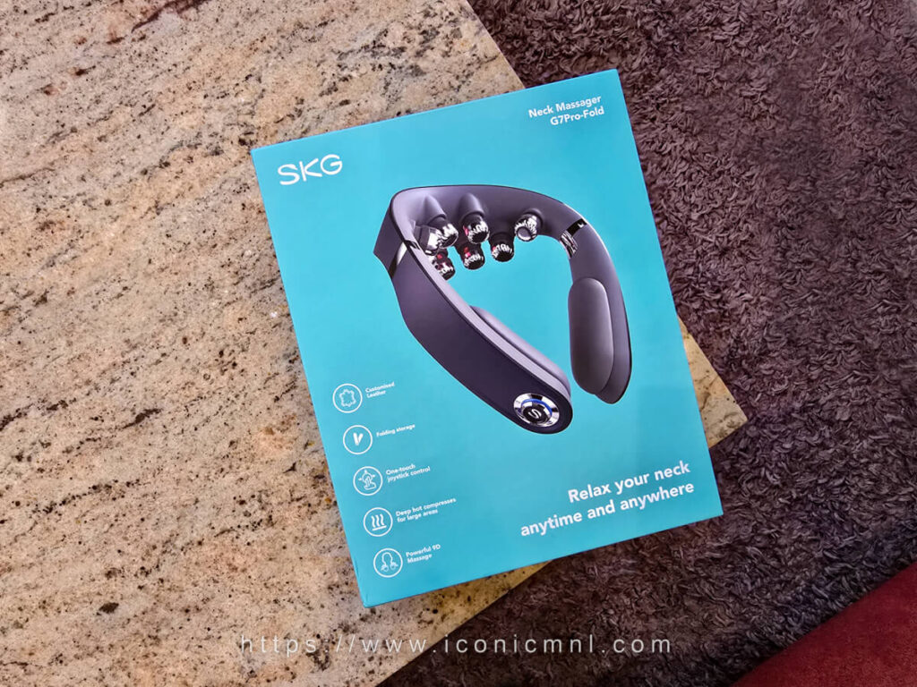SKG G7 Pro-Fold Foldable Neck Massager Review