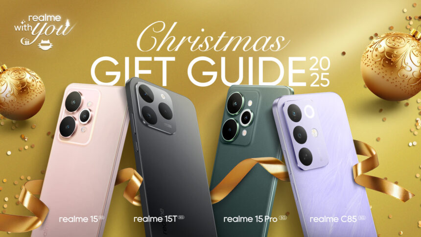 realme Unveils Christmas Gift Guide 2025 with Smartphones for Every Lifestyle