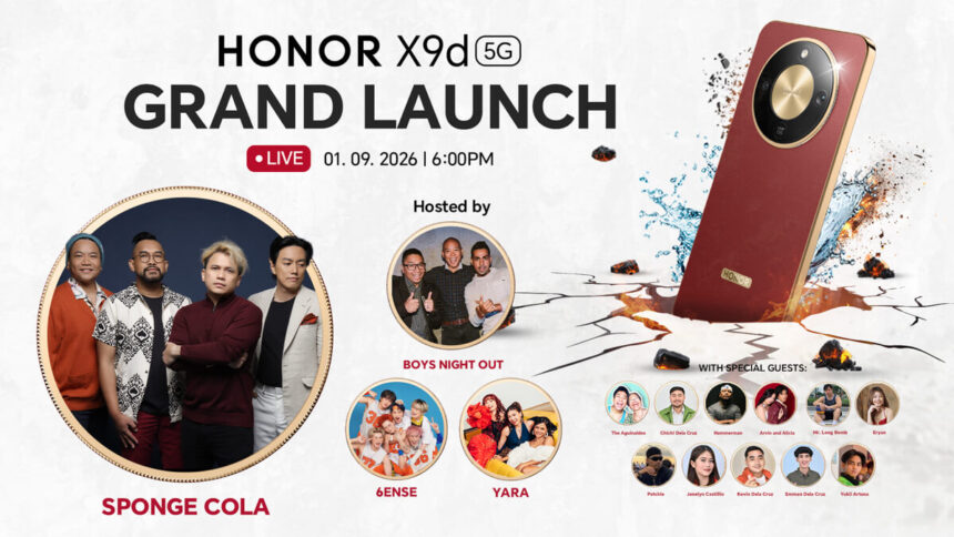 HONOR Philippines Unveils Star-Studded Lineup for HONOR X9d 5G Grand Launch