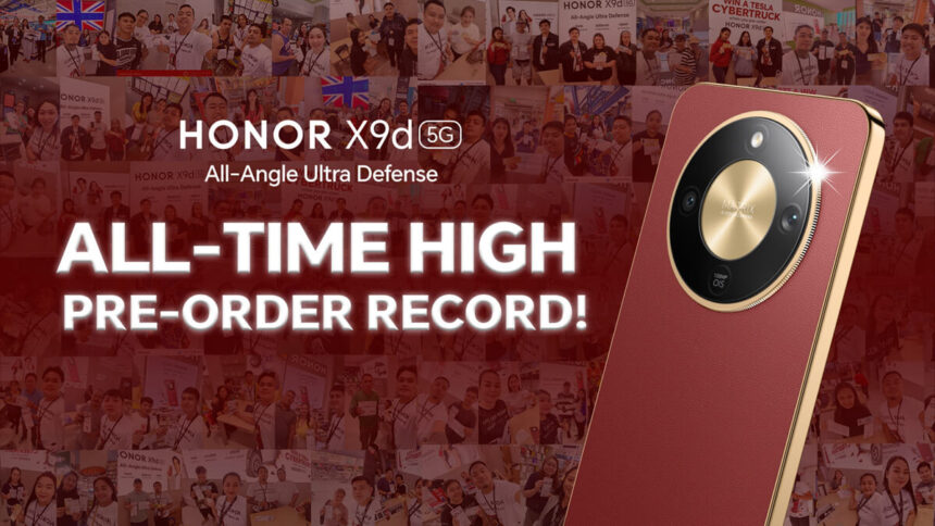 HONOR X9d 5G Sets New Pre-Order Record in the Philippines