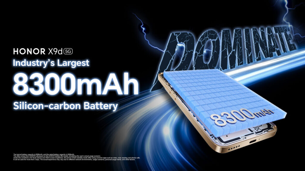 What Can You Do with HONOR X9d 5G Industry-Largest 8300mAh Battery