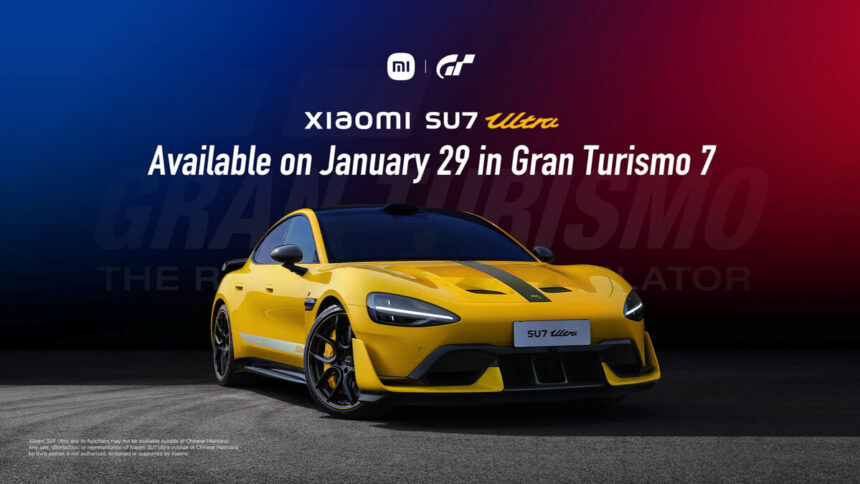 Xiaomi SU7 Ultra Makes Landmark Debut in Gran Turismo 7