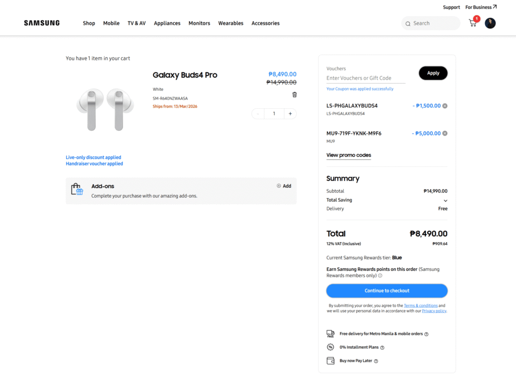 Bonus Galaxy Buds4 Pro Pre-Order