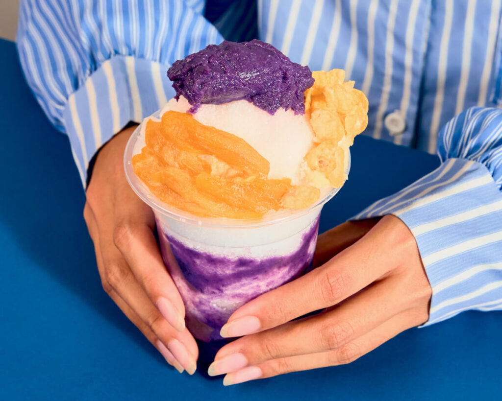 Korean bingsu with a Pinoy twist Seoul Snow Ube Cheese Snow