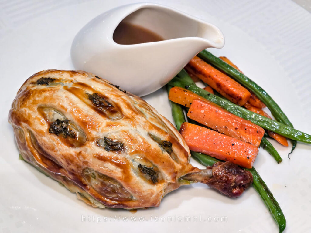 Taza Fresh Table at Taal Vista Hotel - Chicken Wellington