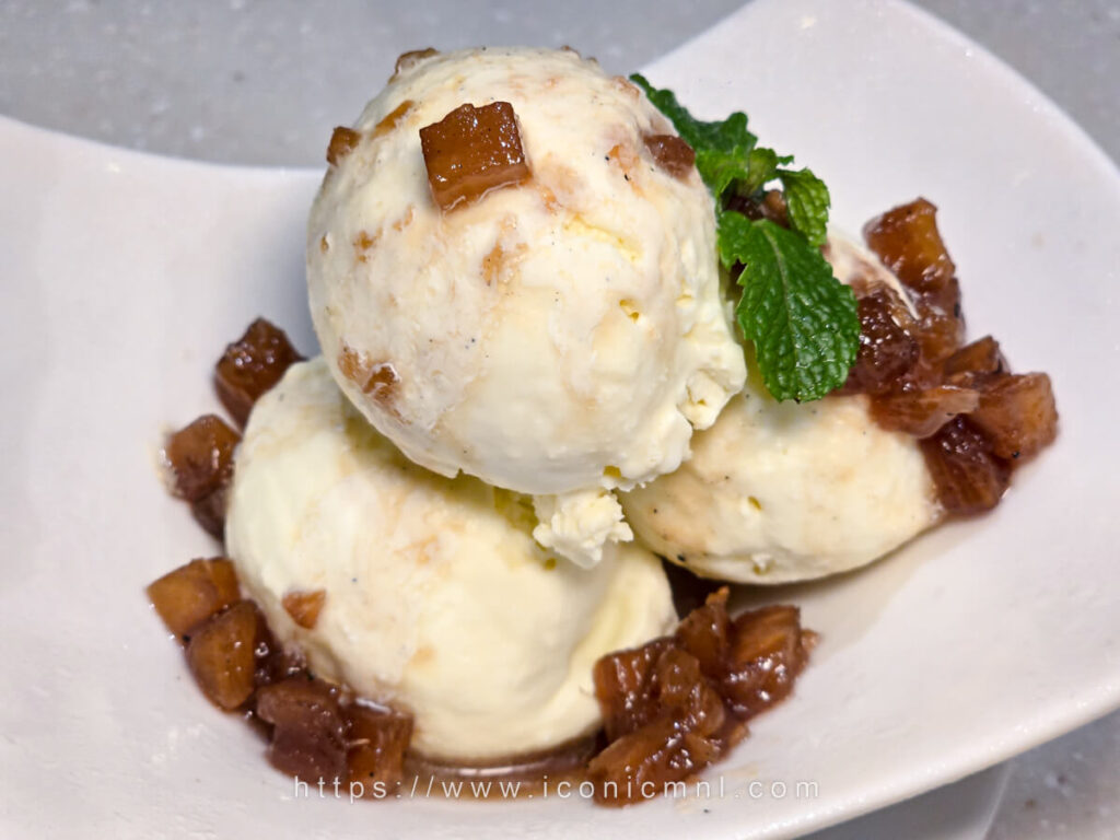 Taza Fresh Table at Taal Vista Hotel - Olive Oil Gelato