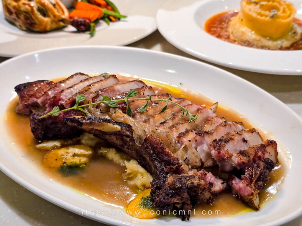 Taza Fresh Table at Taal Vista Hotel - Tomahawk Pork Chop