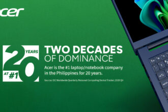 Acer Celebrates 20 Years as the Philippines No 1 Laptop Brand