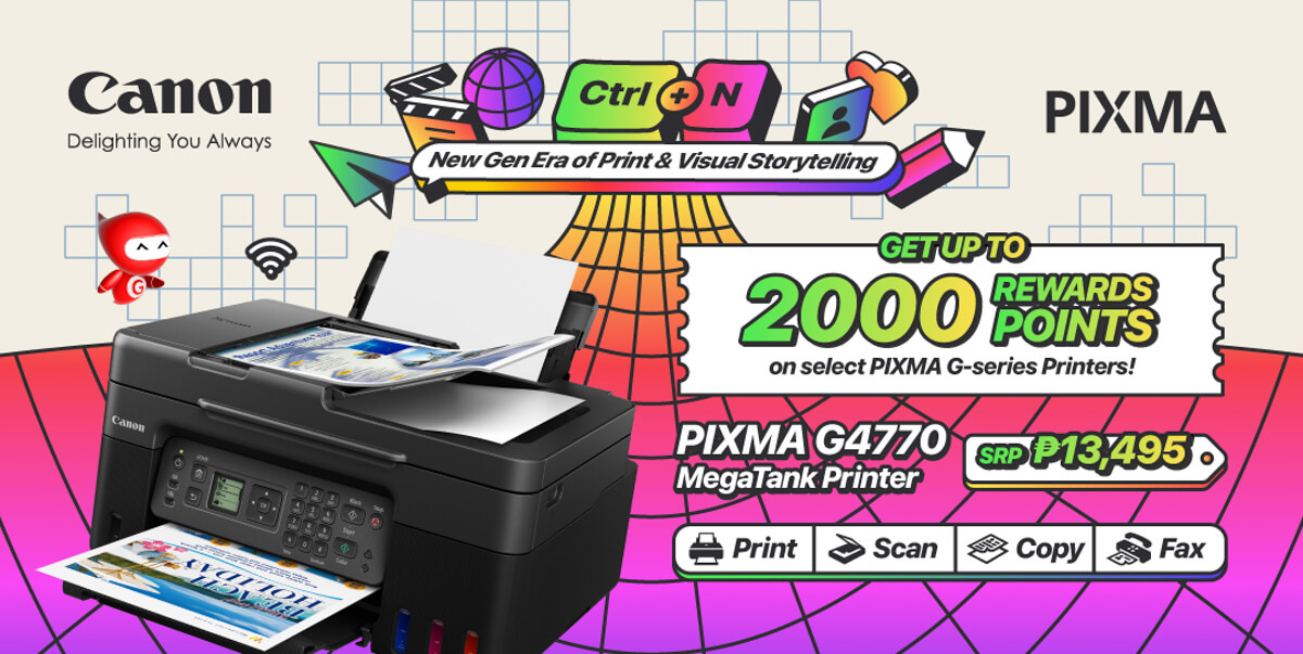 Canon Philippines Launches MegaTank Promo with Free Inks & Rewards ...