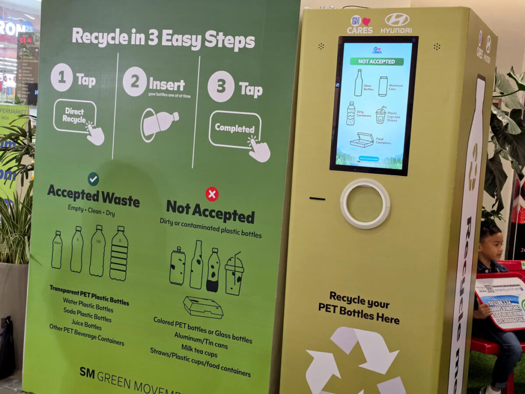 SM Supermalls Introduces Green Recycling Machine