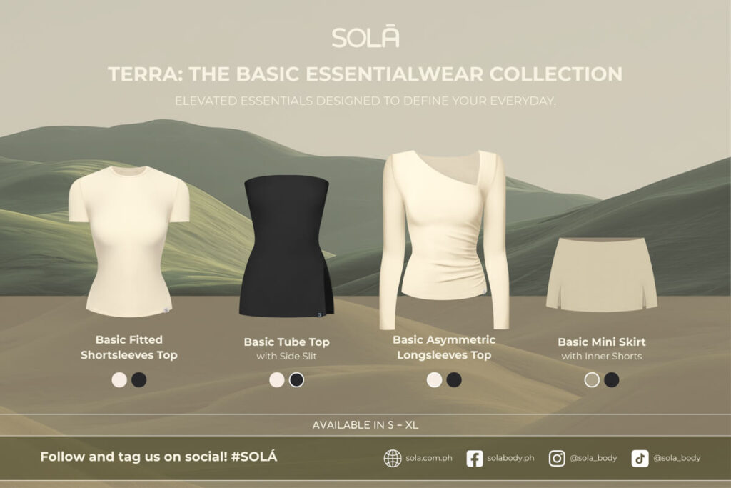 SOLÁ Launches TERRA Basic Essentialwear Collection Expanding Beyond Shapewear
