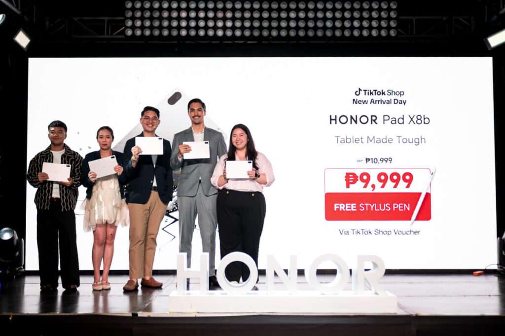 HONOR Philippines Launches Durable HONOR Pad X8b on TikTok Shop with Free Stylus Pen