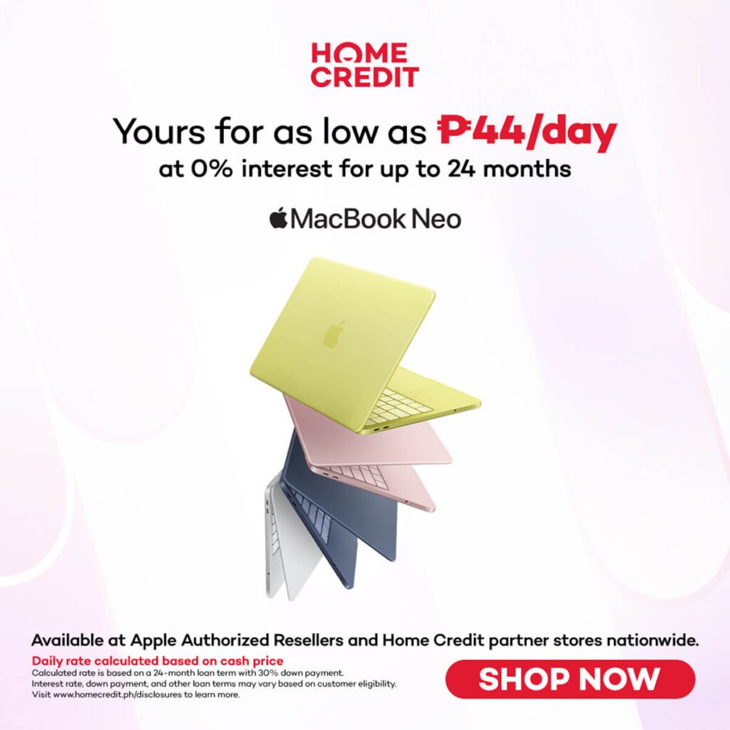 Home Credit Philippines Makes MacBook Neo More Accessible with Flexible Installment Offers