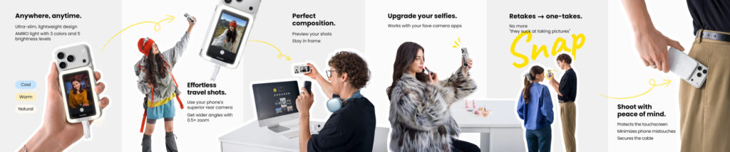 Insta360 Snap Selfie Screen