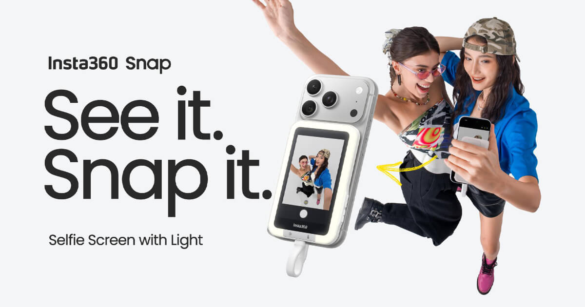 Insta360 Snap Selfie Screen