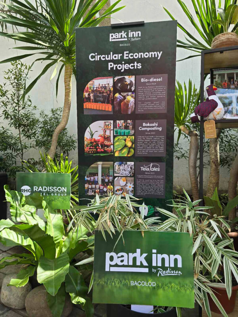 Park Inn by Radisson Circular Economy corner