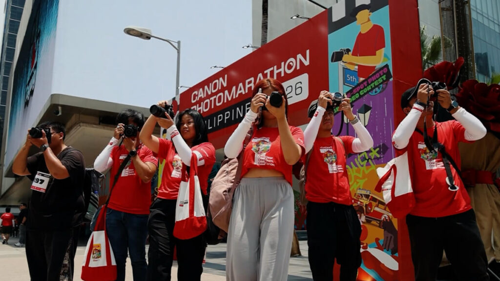 Participants move across BGC - Canon Photomarathon 2026