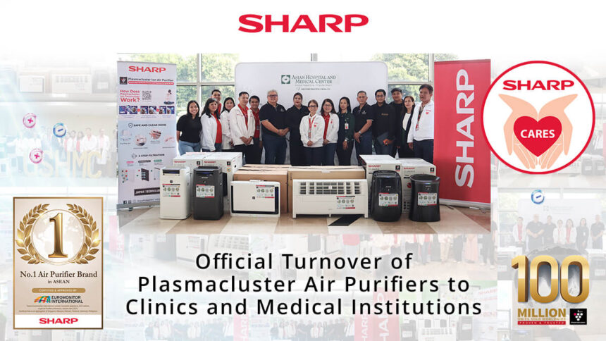 Sharp Philippines Completes CSR Initiative Supporting Clinics with Plasmacluster Air Purifiers