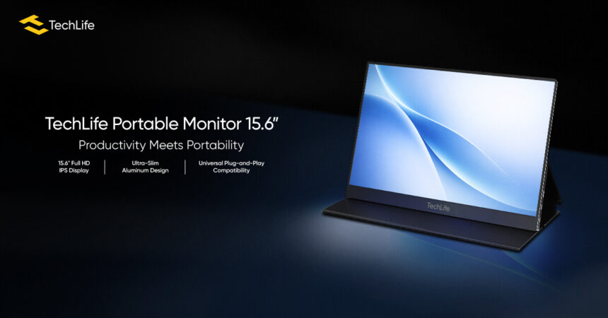 TechLife 15.6 inch Portable Monitor