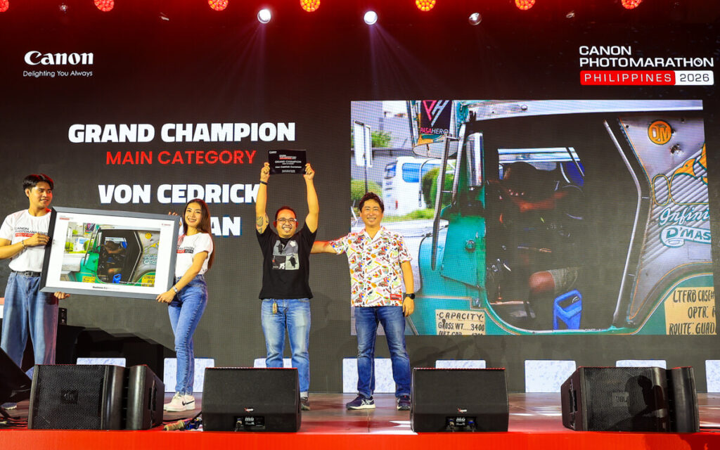 Von Cedrick Cunanan is crowned Grand Champion of Canon Photomarathon 2026