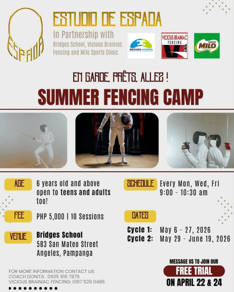 Estudio de Espada Fencing Club Opens Fencing Summer Camp 2026