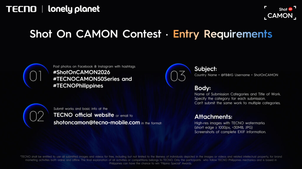 TECNO and Lonely Planet Launch Shot On CAMON Contest 2026