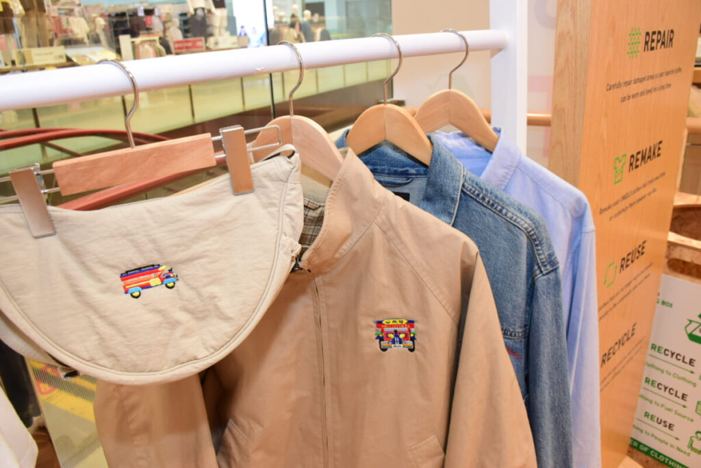 Customers can also explore RE.UNIQLO’s jeepney-inspired embroidery