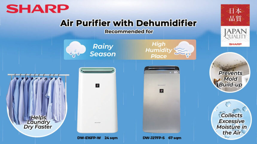 Sharp Air Purifier with Dehumidifier