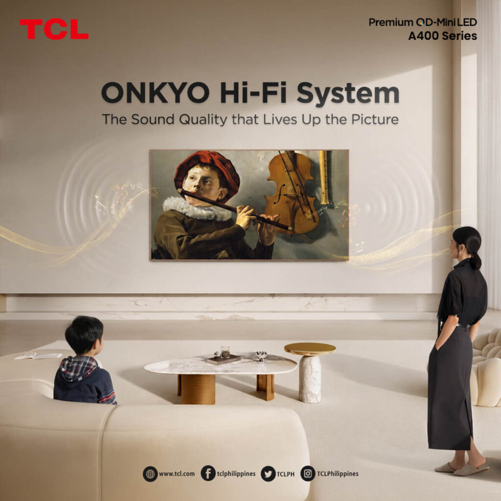 TCL A400 Series Art Gallery-Inspired Design and Premium Entertainment