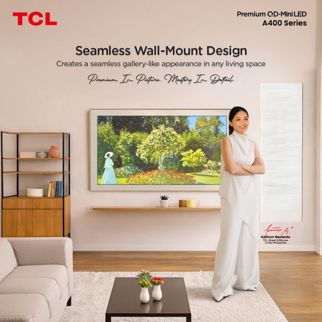 TCL A400 Series Art Gallery-Inspired Design and Premium Entertainment