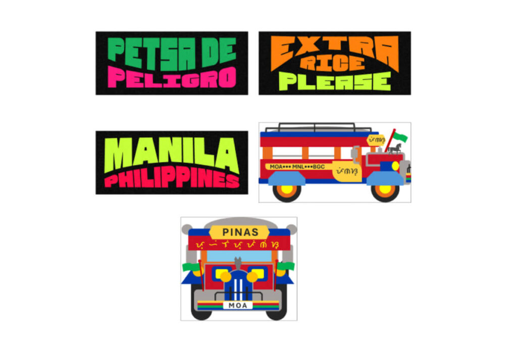 UTme participants receive a complimentary sticker pack that features iconic jeepney signage