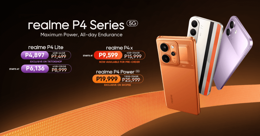 realme P4 Series 5G Launches in PH with Up to 10001mAh Battery