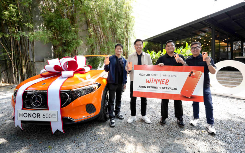 HONOR Philippines Grand Prize Winner of HONOR 600 Win-a-Benz Promo