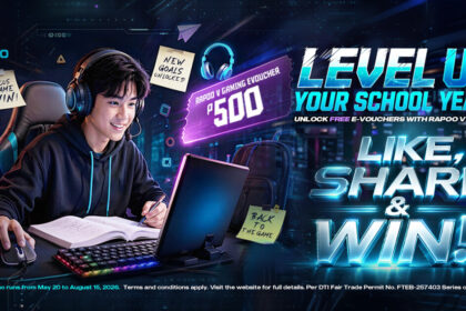 Join the Rapoo V Gaming Promo in Three Easy Steps