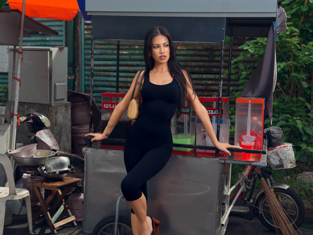 Shapewear Capri Suit