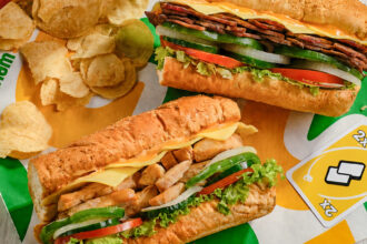 Subway Double Cheese Series with Double Cheese Steak and Double Cheese Chicken