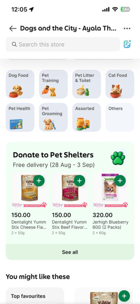 GrabMart Enables Direct Donations to PETA