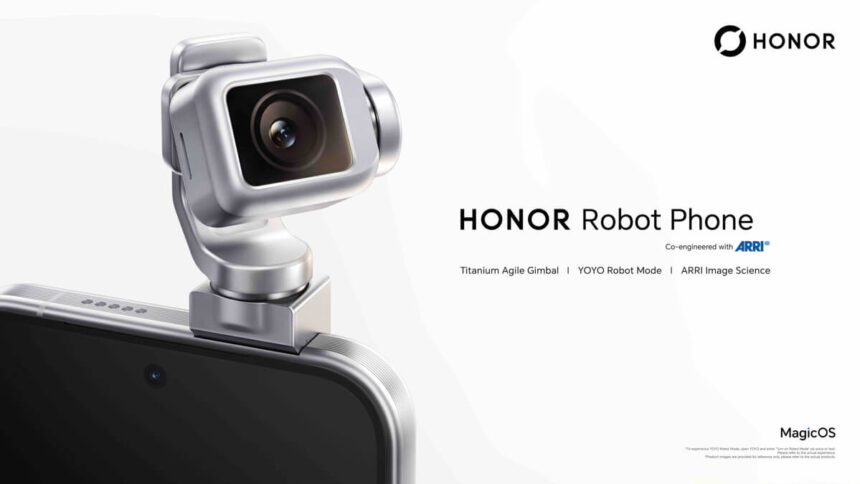 HONOR Robot Phone Launches with 4DoF Titanium Gimbal