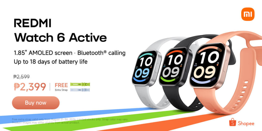 REDMI Watch 6 Active Launches in the Philippines