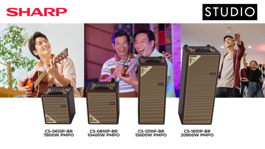 Sharp Classic Speaker Series Brings Vintage Style and Powerful Sound